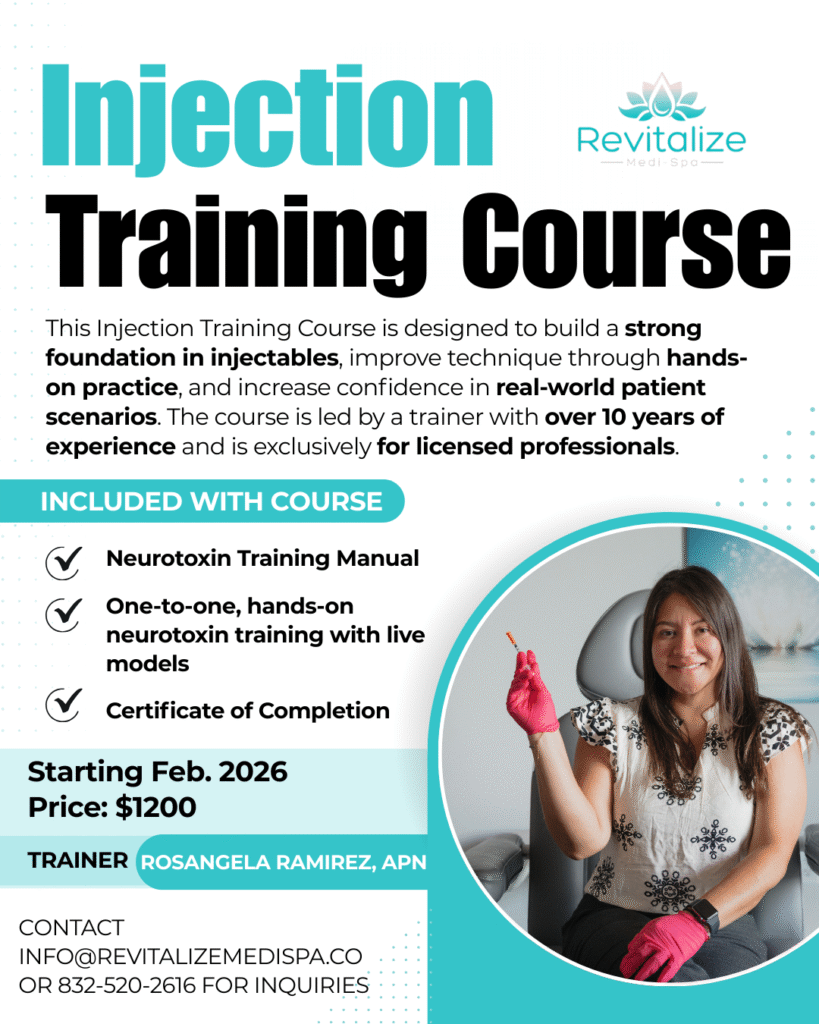Injection Training Flyer
